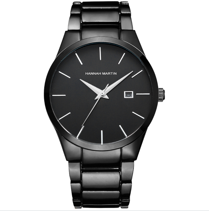 Men's steel belt watch vacuum plating business casual multi-function
