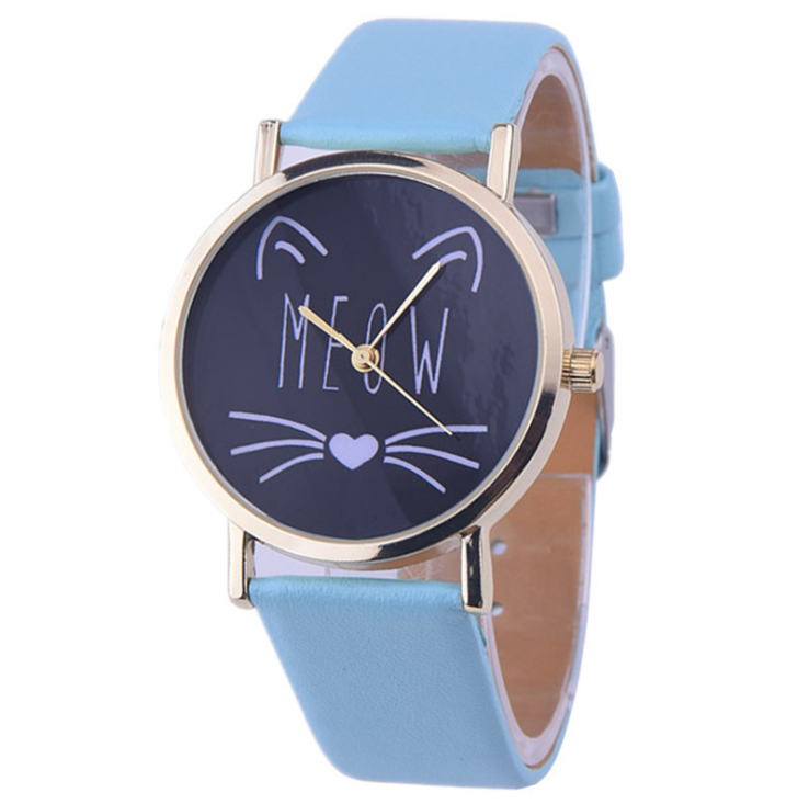 Watch watches women fashion watch Luxury Cute Cat