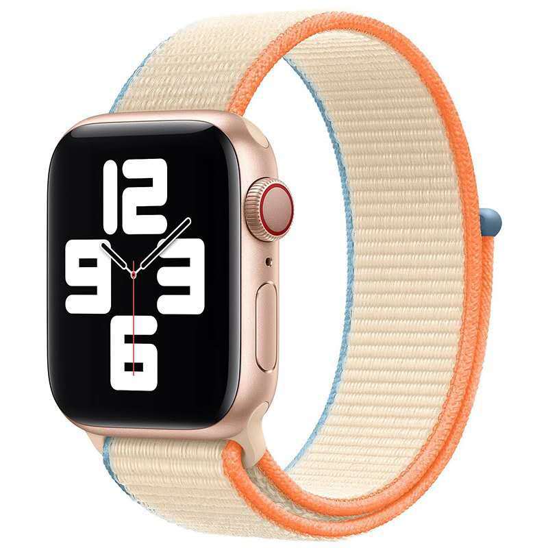 Nylon Loop Braided Two-Color Velcro Watch Strap