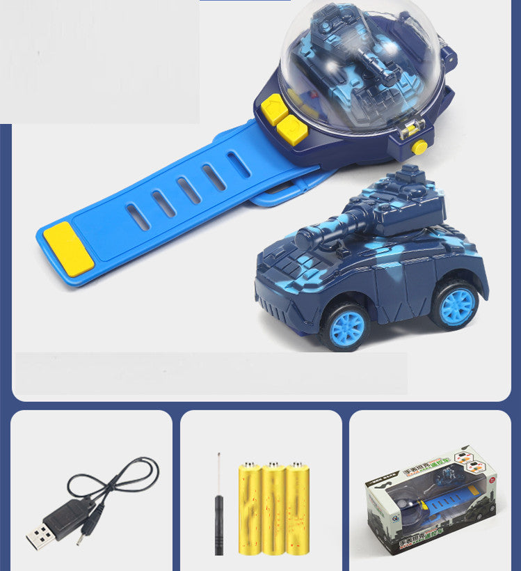 Alloy Watch Remote Control Car Boys Mini Tank