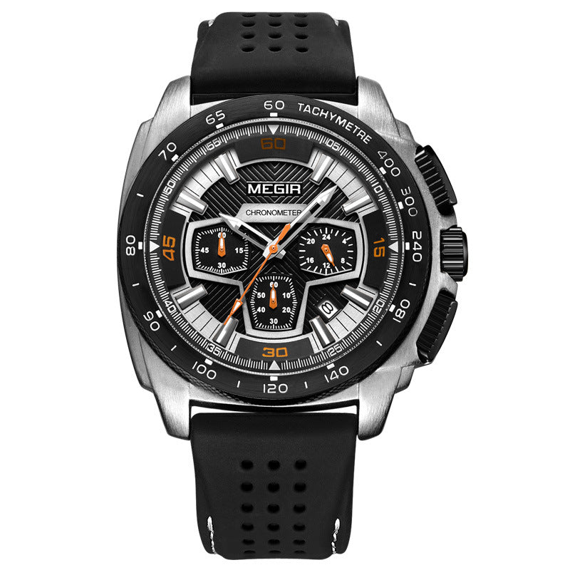 New Sports Chronograph Calendar Military Watch