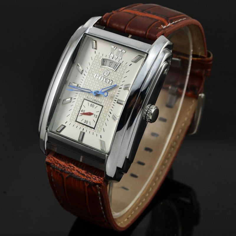 Mechanical watch men's belt watch