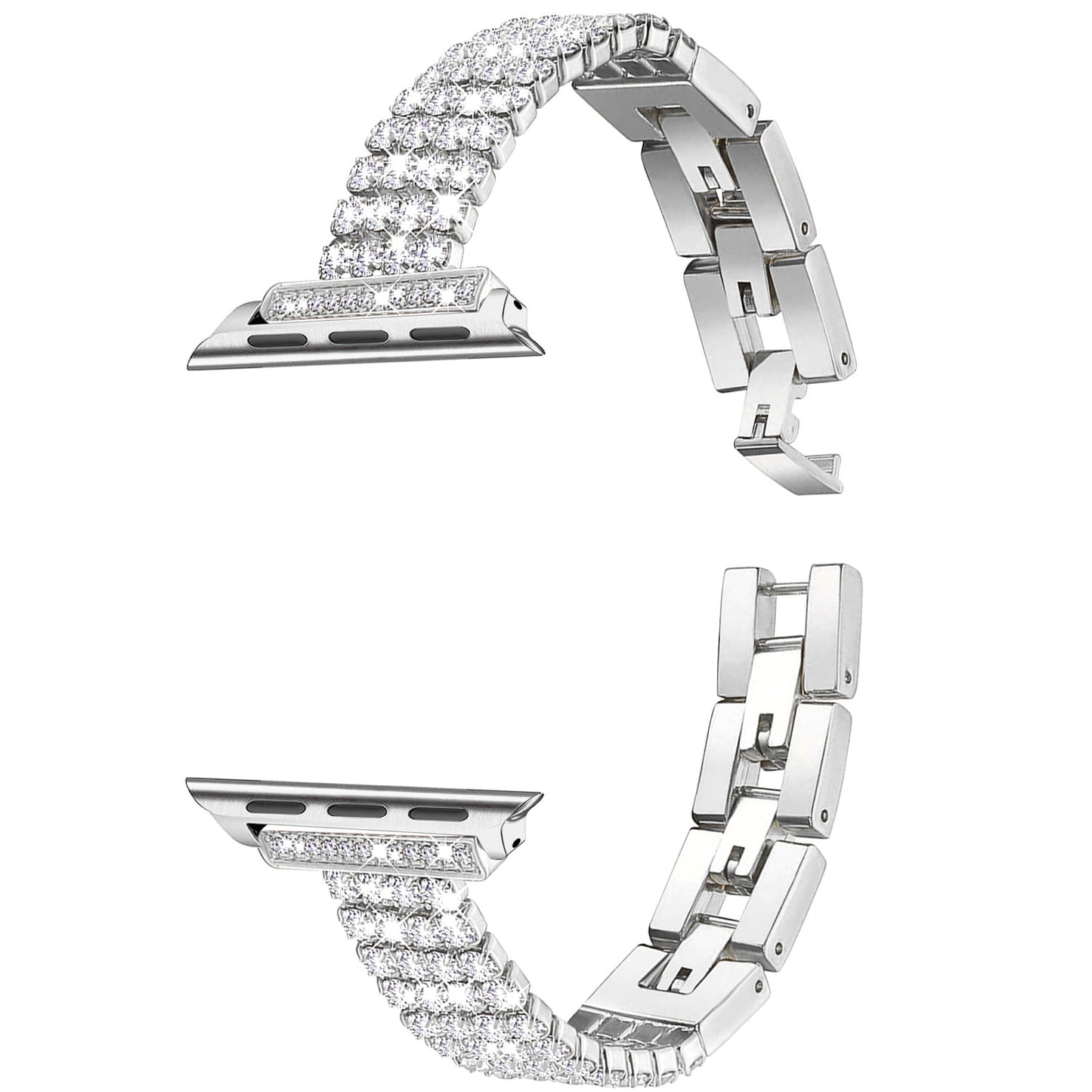 Stainless Steel Metal Four-row Diamond Chain