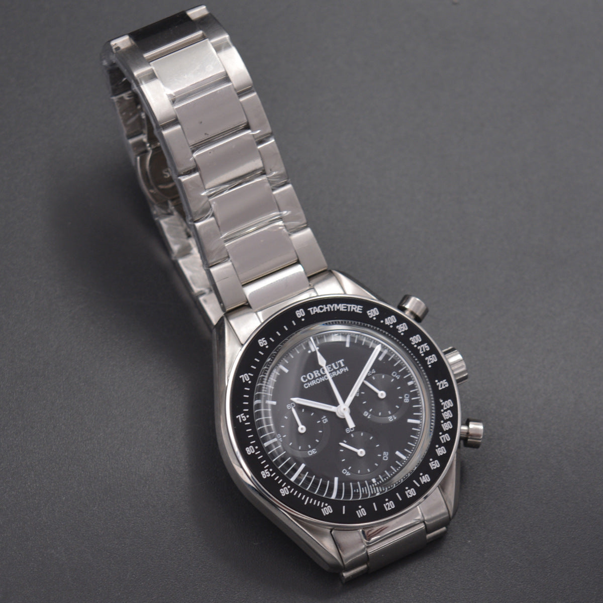 CORGEUT multi-function all-steel chronograph watch