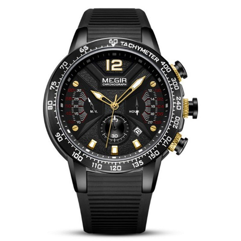 Chronograph Waterproof Fashion Sports Quartz Watch