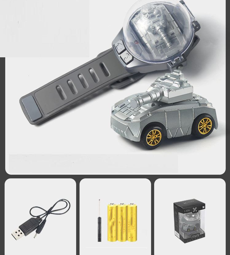 Alloy Watch Remote Control Car Boys Mini Tank