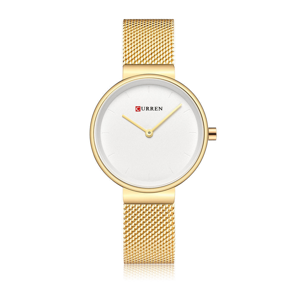 Fashion New Water Quartz Watch Women's Mesh Belt