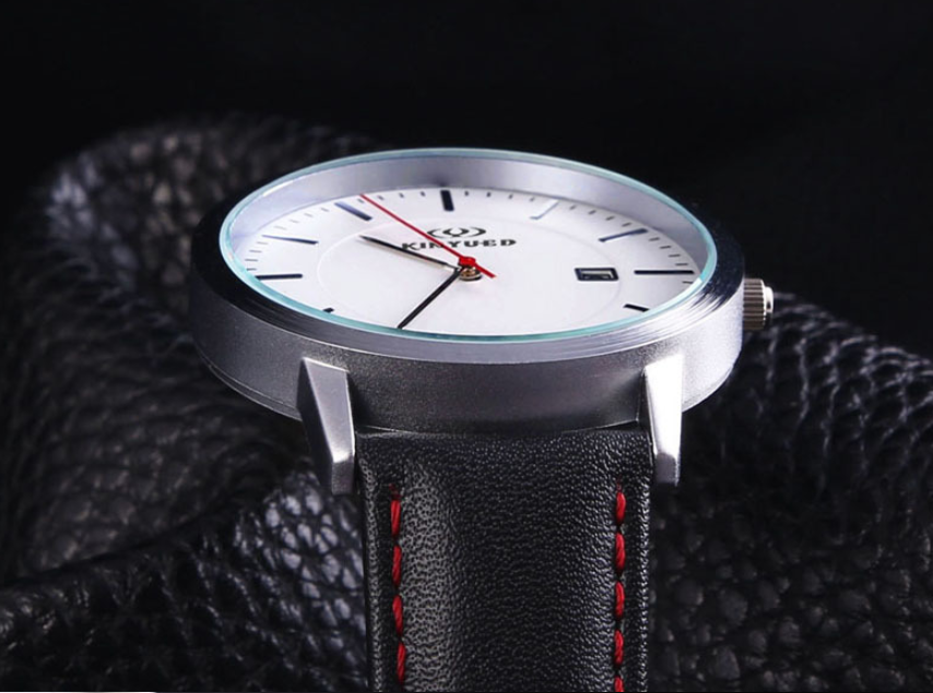 Black quartz watch