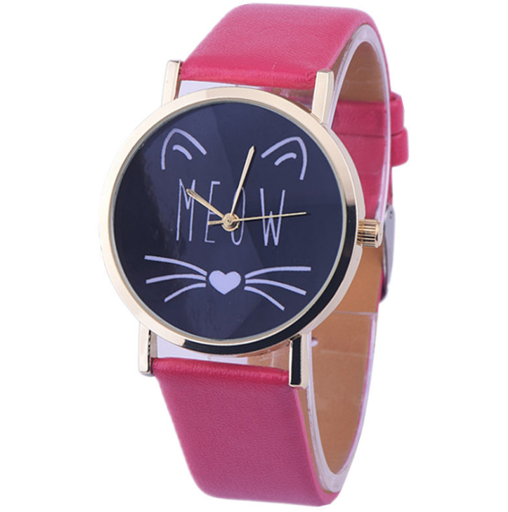 Watch watches women fashion watch Luxury Cute Cat