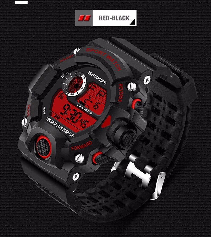 LED Watch Men Waterproof Sport Men Watch