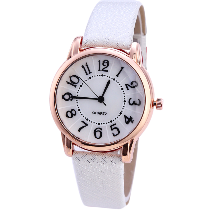 Drop Shipping Women Simple Dial Wristwatches Casual