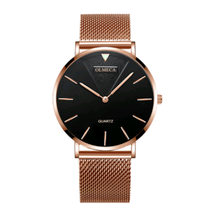 Simple fashion ladies watch waterproof mesh with quartz watch