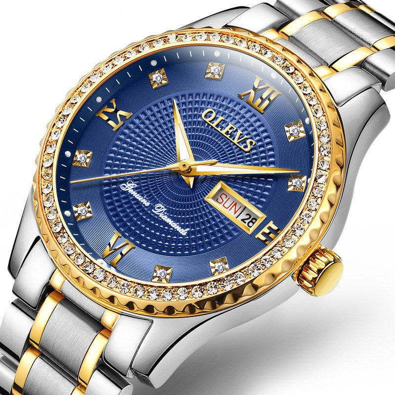 Movement Interior Enamel Stone Luminous Watch