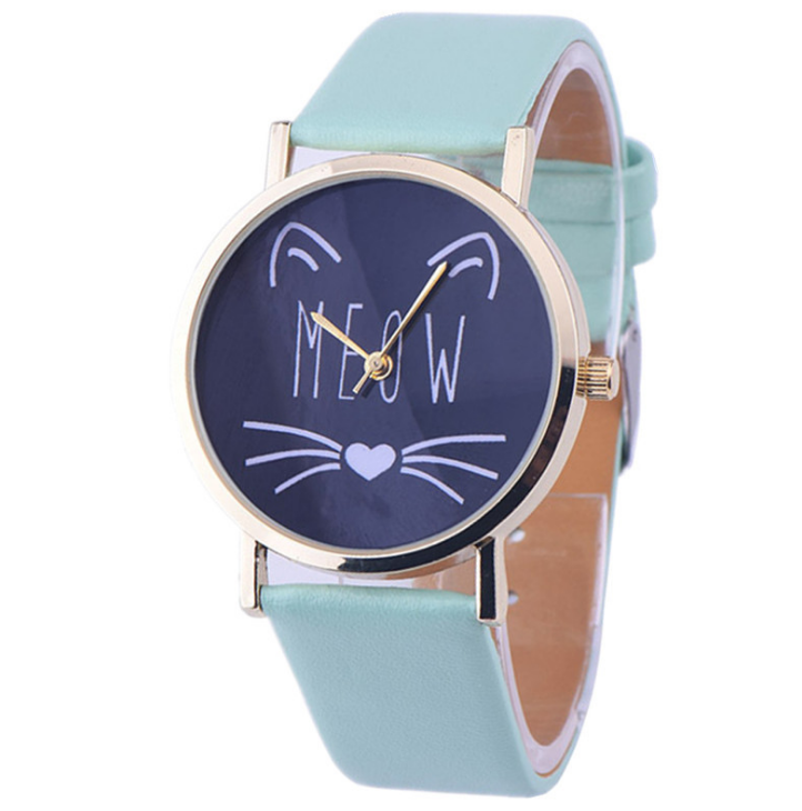 Watch watches women fashion watch Luxury Cute Cat