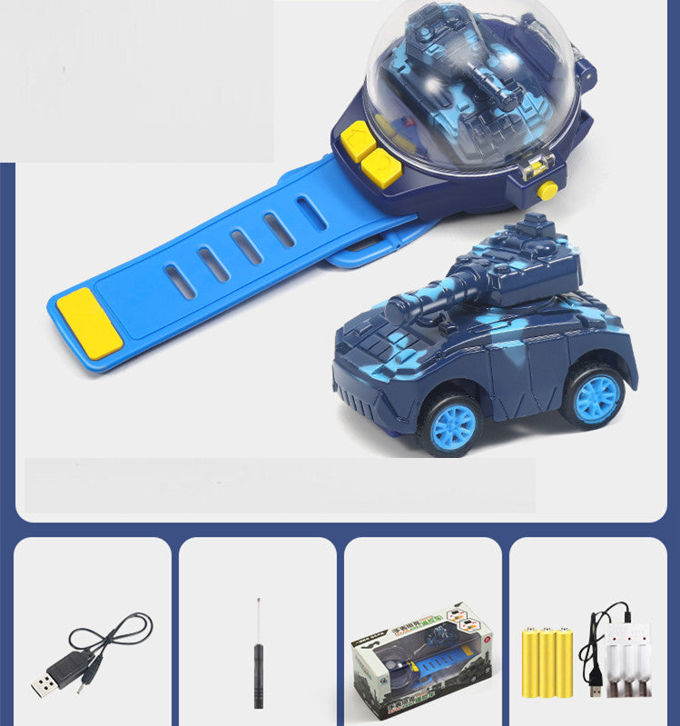 Alloy Watch Remote Control Car Boys Mini Tank