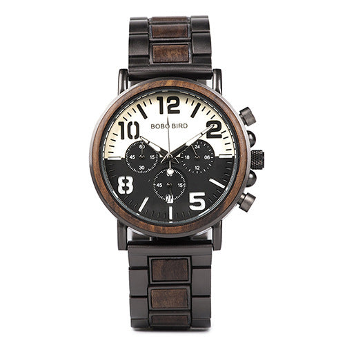 Three-eye multi-function miyota movement men's watch