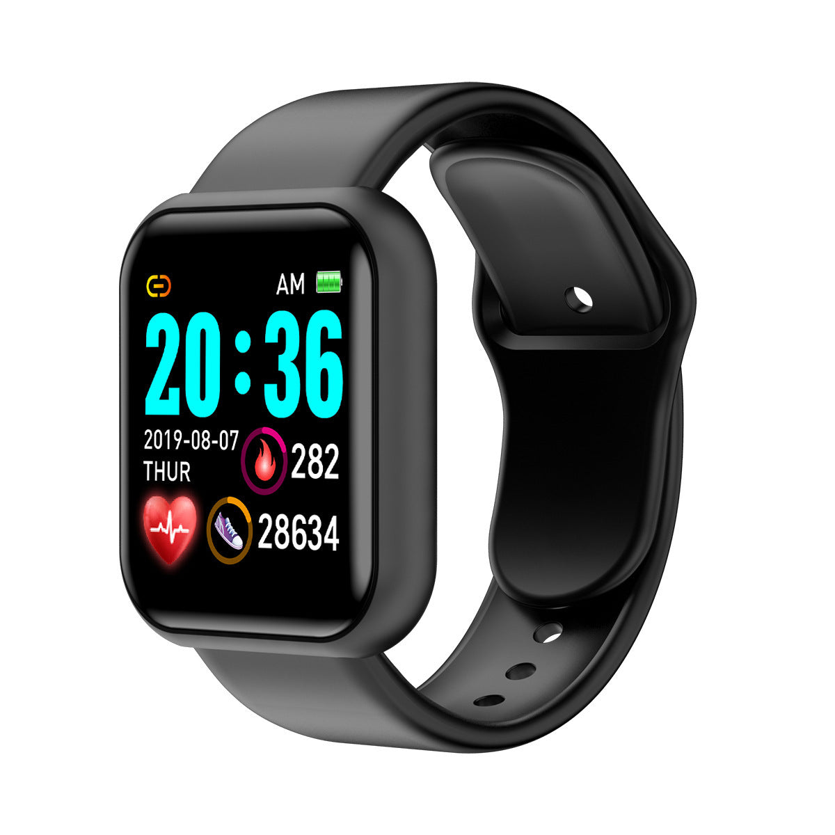 Y68 Color Screen Smart Bracelet Heart Rate Blood Pressure