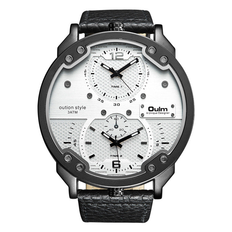 Large dial with a cool atmosphere when the belt watches