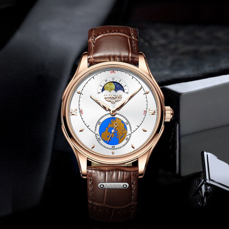 Men's Quartz Watch Business Waterproof Personality Dial