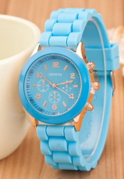 Foreign trade explosions Geneva jelly silicone watch GENEVA