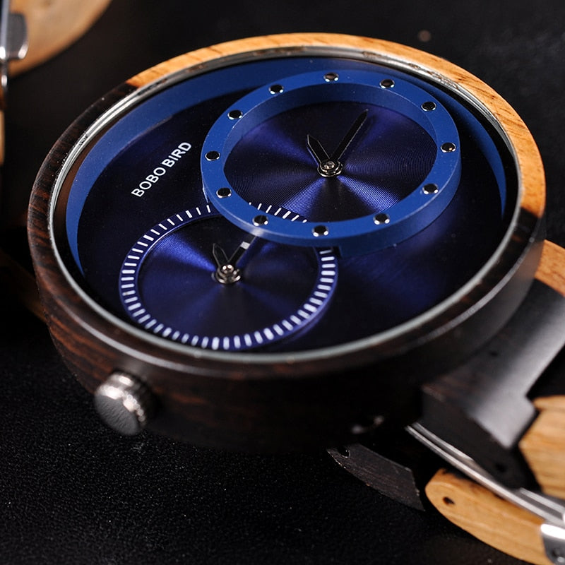 BOBO BIRD Thin Men Watch Original Wood Watches