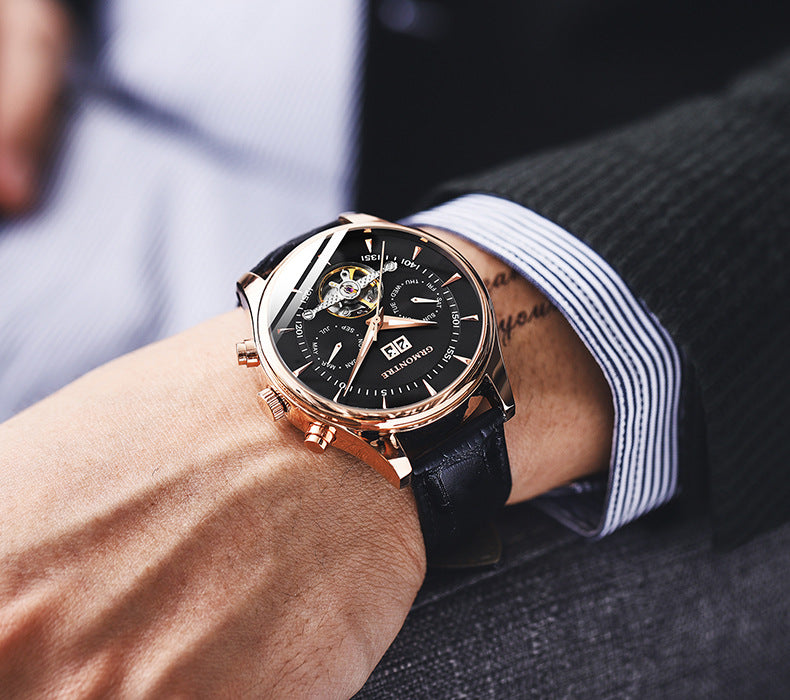Fashion Automatic Male GRMONTRE Mechanical Watch