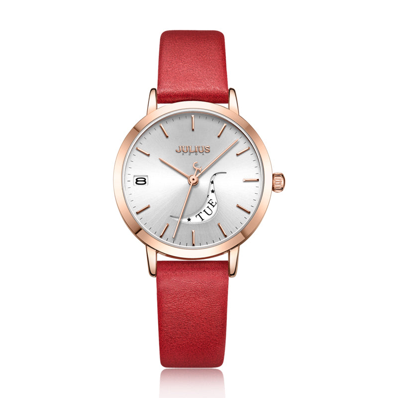 Women's Multifunctional Fashion Smiley Calendar Quartz Waterproof