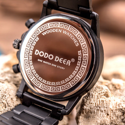 Csutomize Engrave logo Wood Watches for Mens