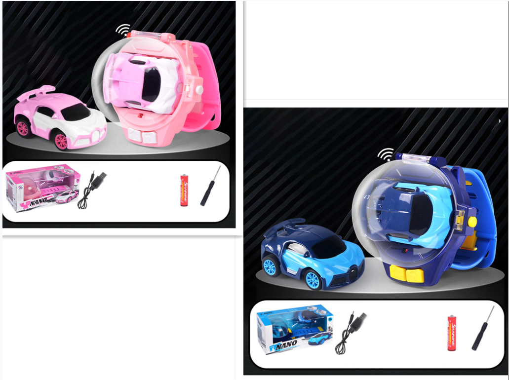 Wireless Remote Control Watch Electric Mini Car
