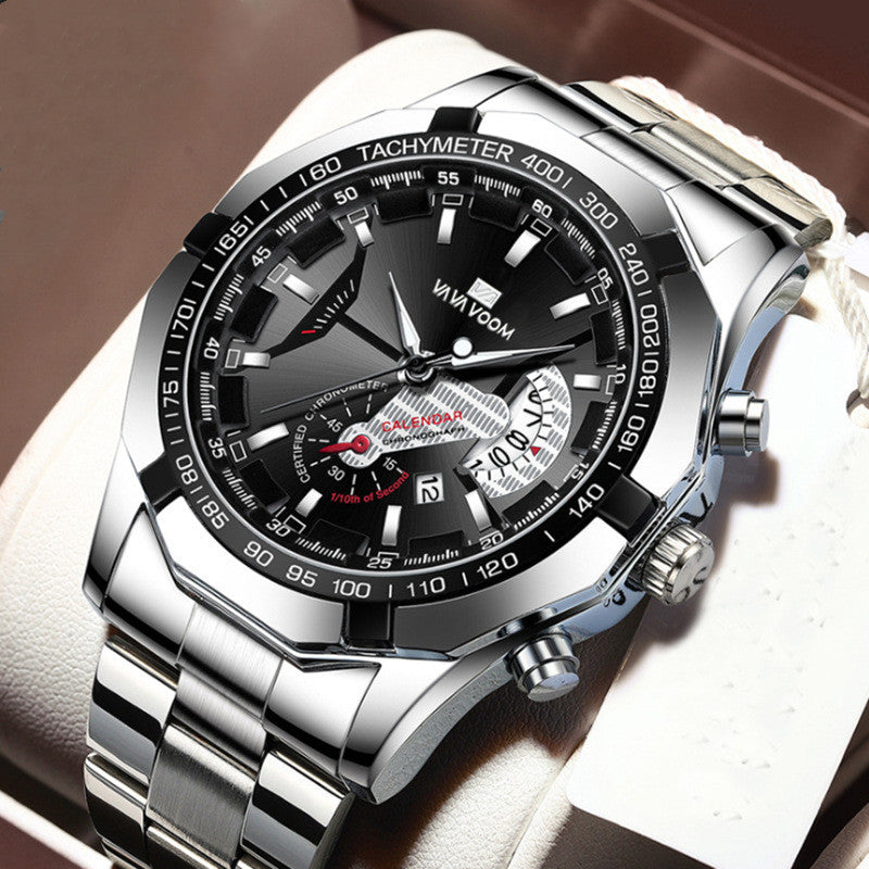 Men's Sports Luminous Non-Automatic Mechanical Multifunction Watch