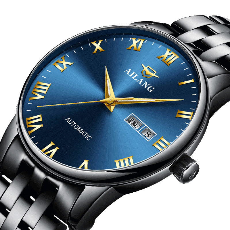 Men's Steel Band Chronograph Waterproof Luminous Quartz Men's Watch