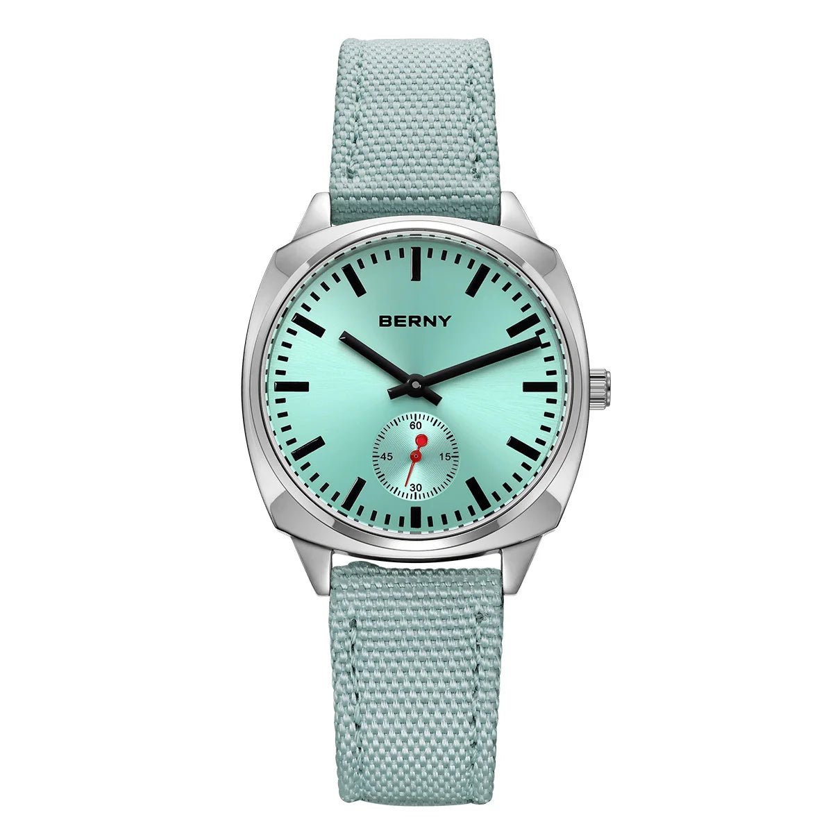 Ladies Railway Watch Canvas Women Wristwatch Quartz