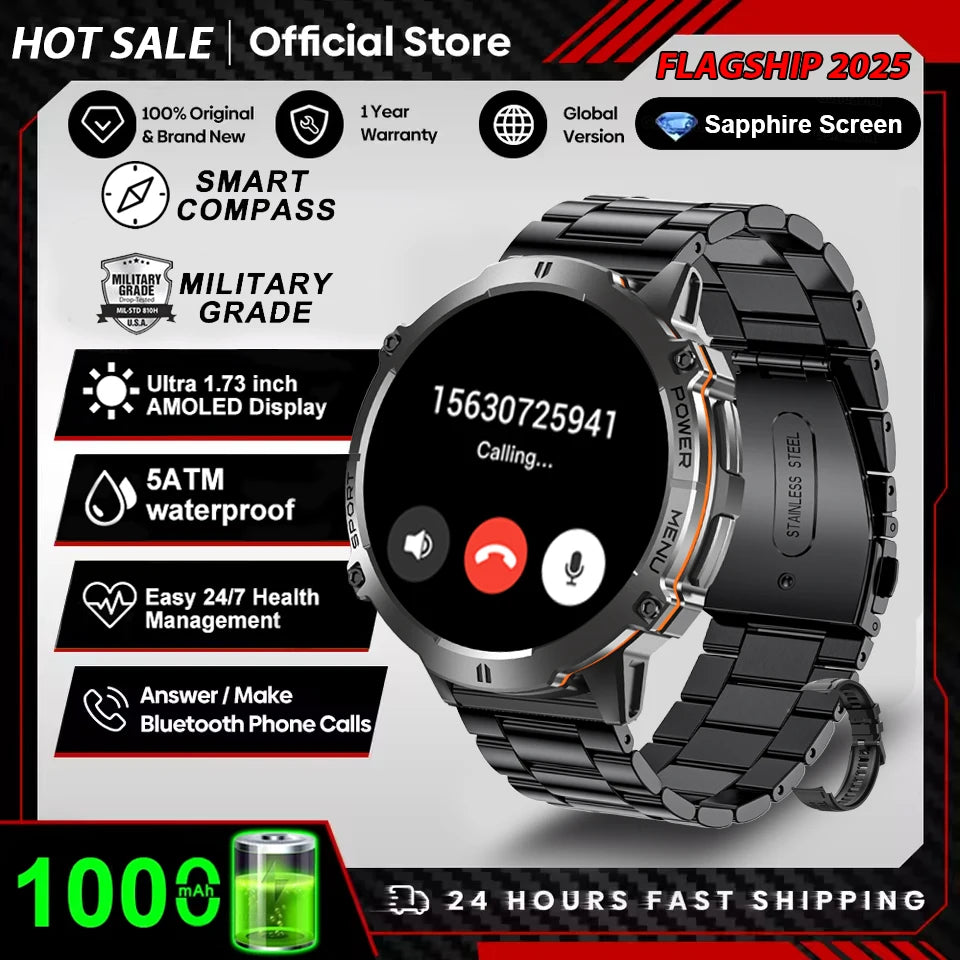 T-Rex 3 Military Grade 1000mAh Battery Smart Watch Sports