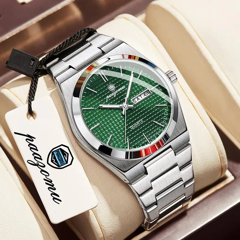 Original Luxury Men Clock Fashion Luminous Waterproof