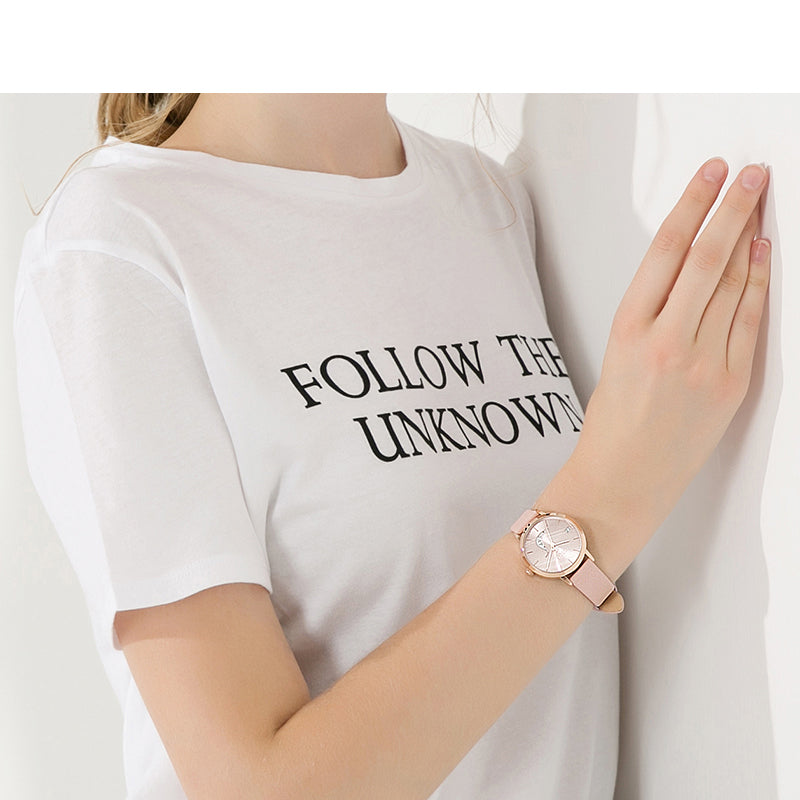 Women's Multifunctional Fashion Smiley Calendar Quartz Waterproof