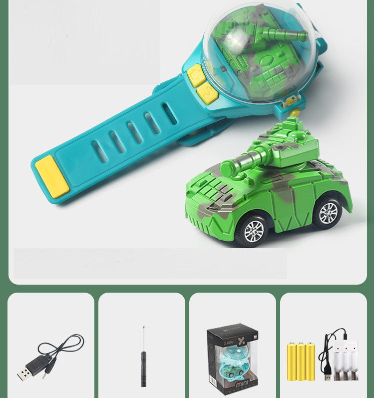 Alloy Watch Remote Control Car Boys Mini Tank