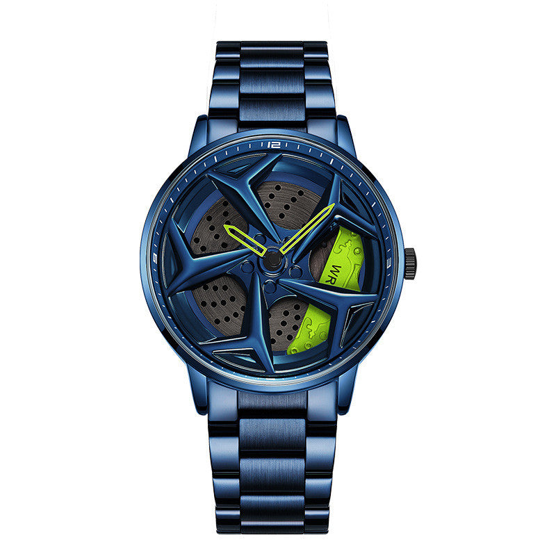 Steel Belt Rotating Trend Fashion Waterproof Student Cool Boys Watch