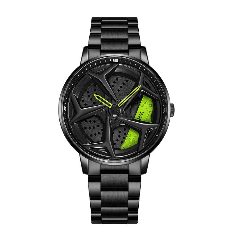 Steel Belt Rotating Trend Fashion Waterproof Student Cool Boys Watch