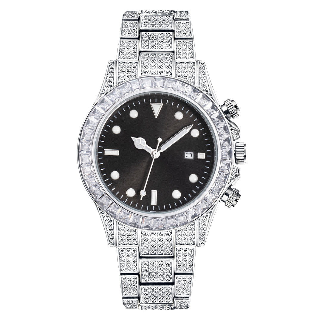 High-grade Diamond-encrusted Di Tone Full Diamond-green