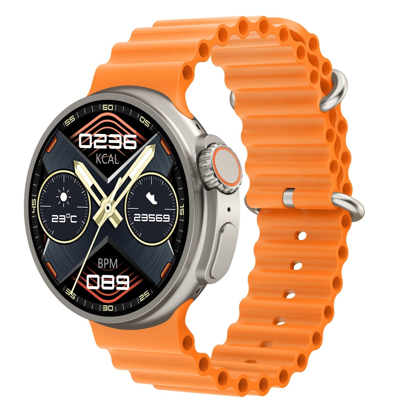 New K9 Smart Watch 1.39 Round Screen Encoder True Screw