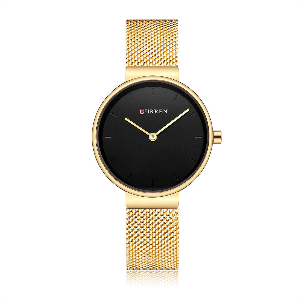 Fashion New Water Quartz Watch Women's Mesh Belt