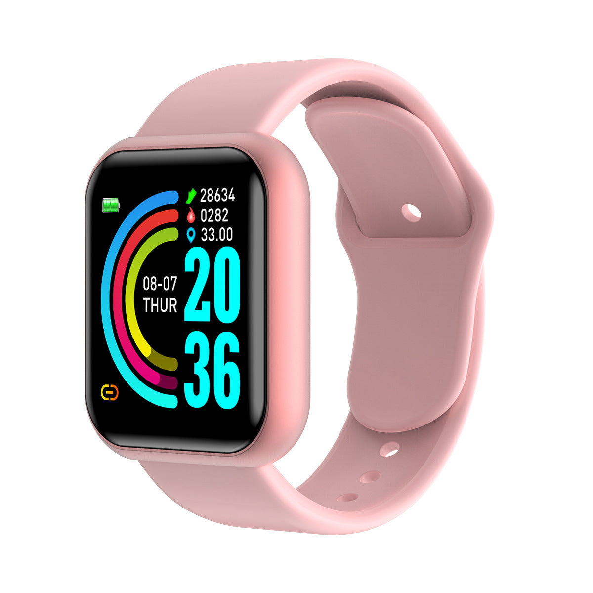 Y68 Color Screen Smart Bracelet Heart Rate Blood Pressure