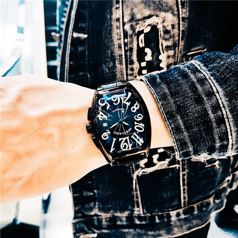 Fashion Skeleton Automatic Mechanical Men's Watch