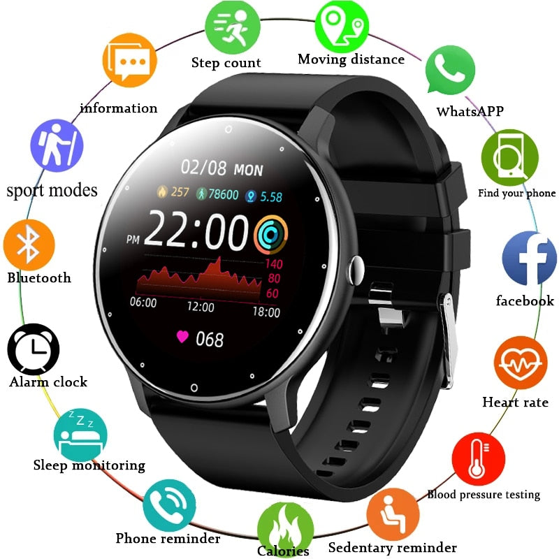 LIGE New Smart Watch Men And Women Sports watch