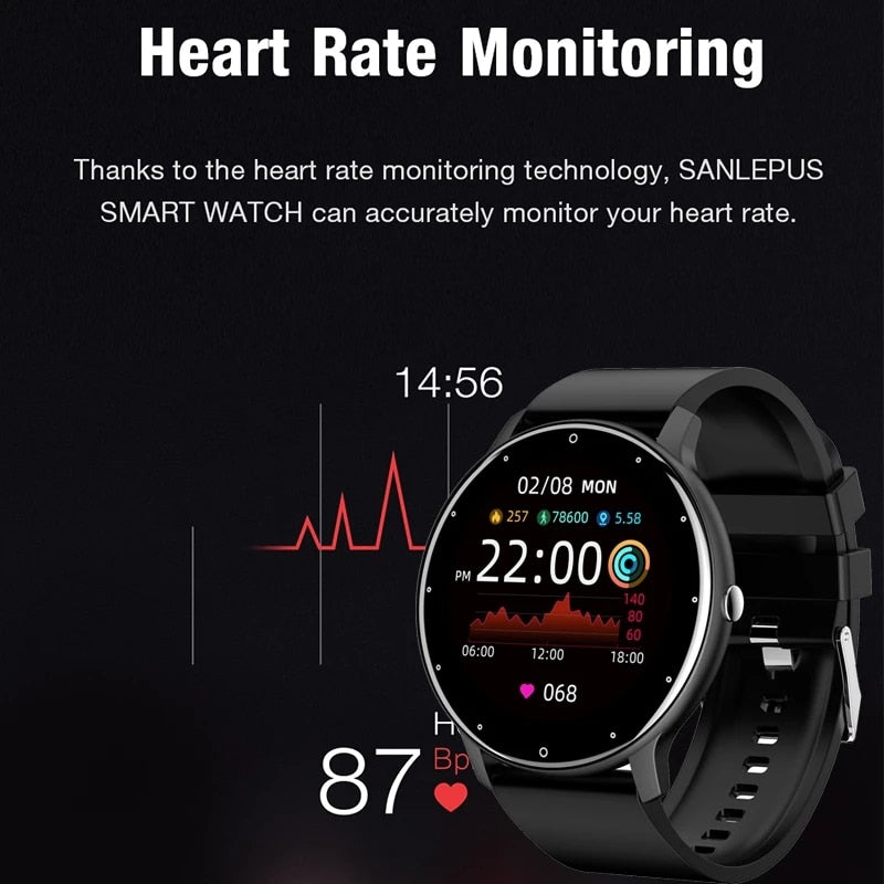 LIGE Fashion Smart Watch Men Fitness Bracelet Sports Tracker