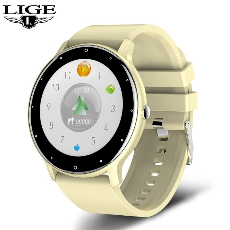 LIGE Fashion Smart Watch Men Fitness Bracelet Sports Tracker