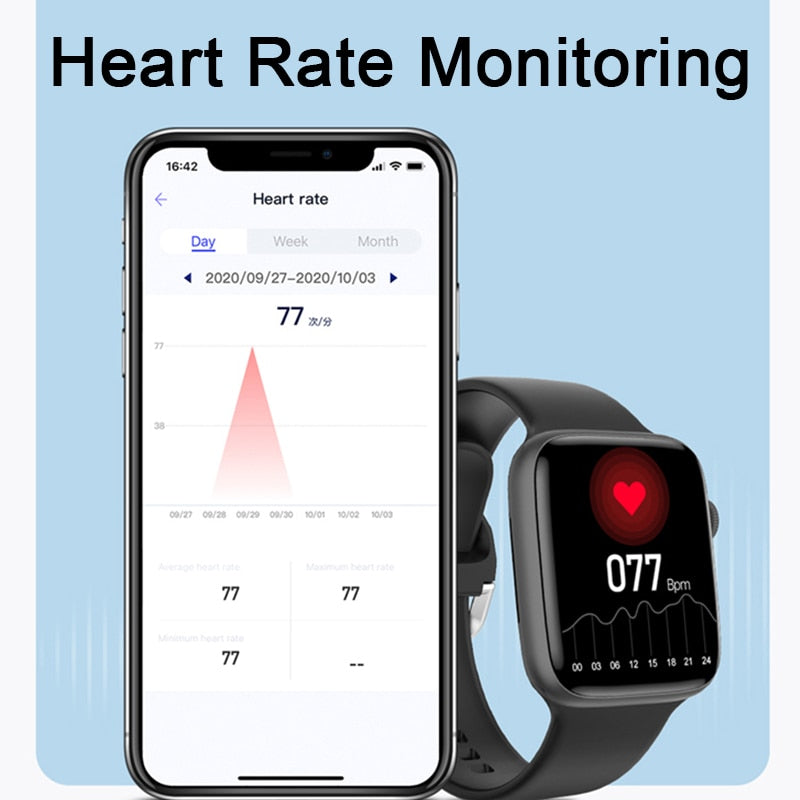 Smart Watch Wireless Charging Smartwatch Bluetooth Calls Watches