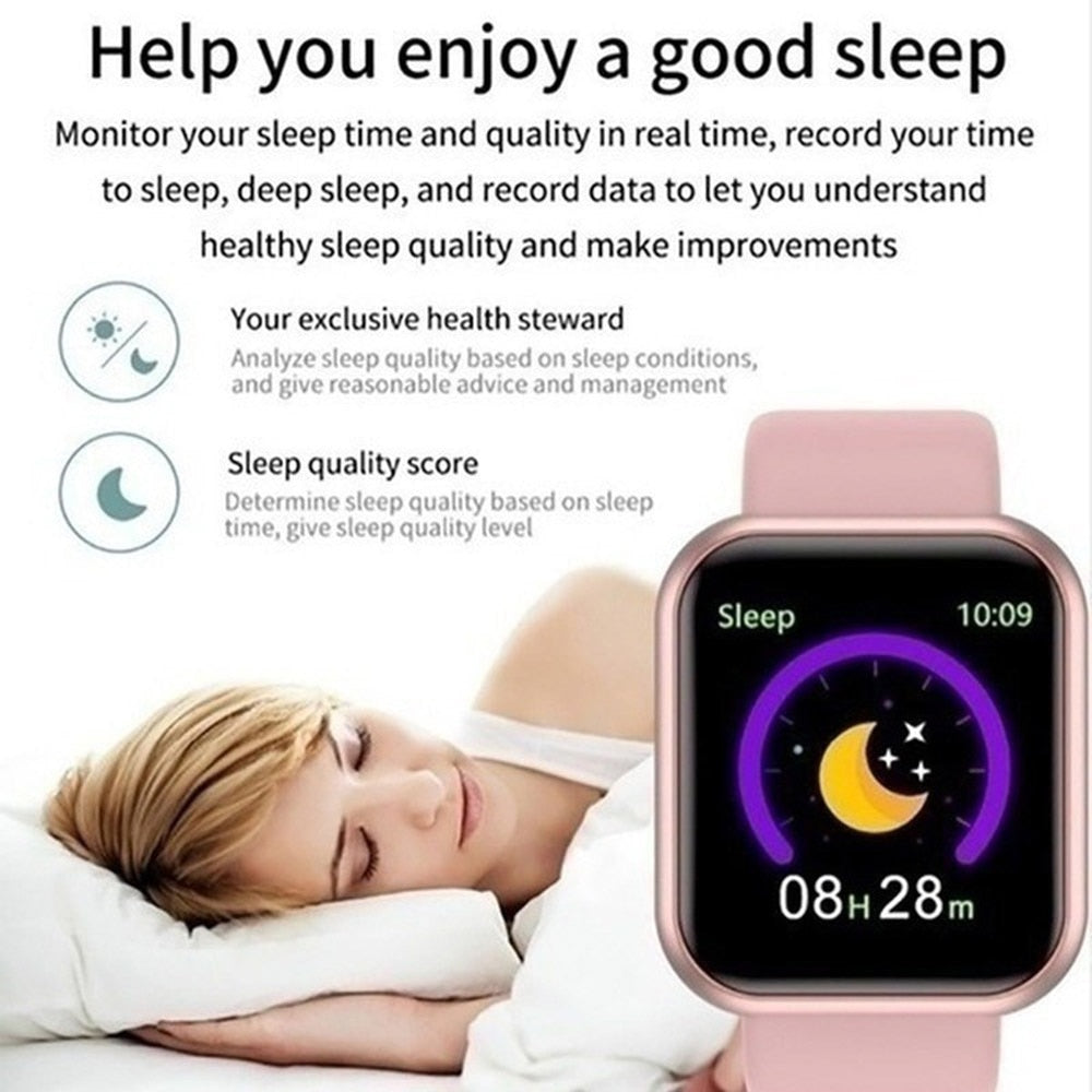 Smart Sport Watches Women Men Fitness Bracelet Tracker