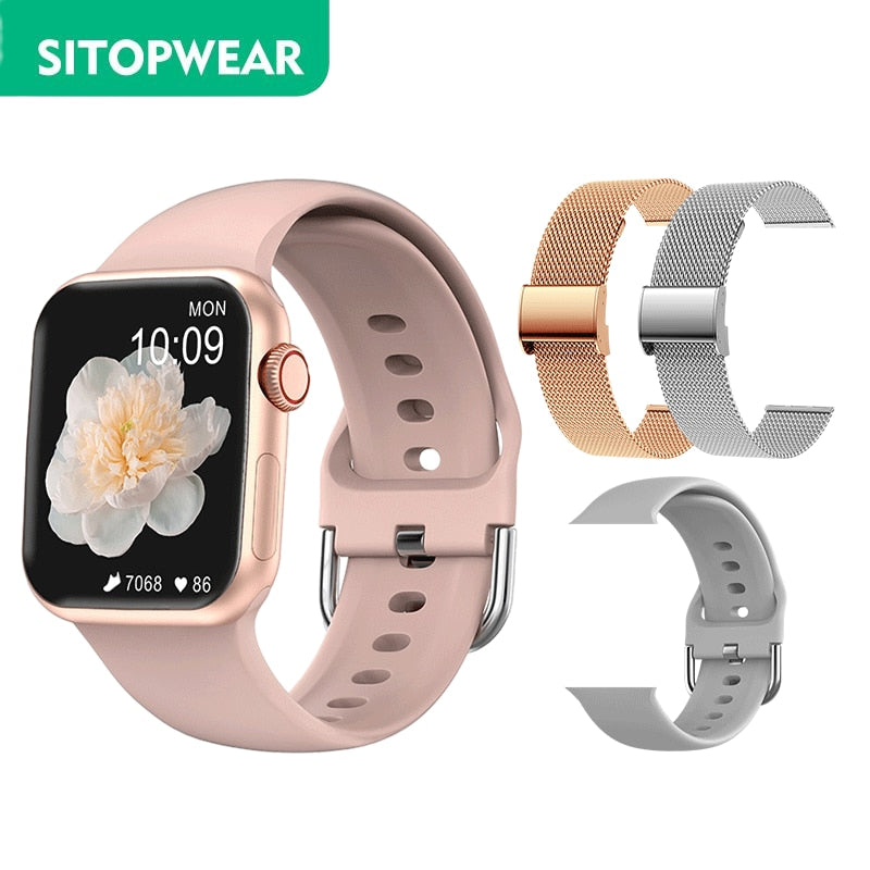 Smart Watch Wireless Charging Smartwatch Bluetooth Calls Watches