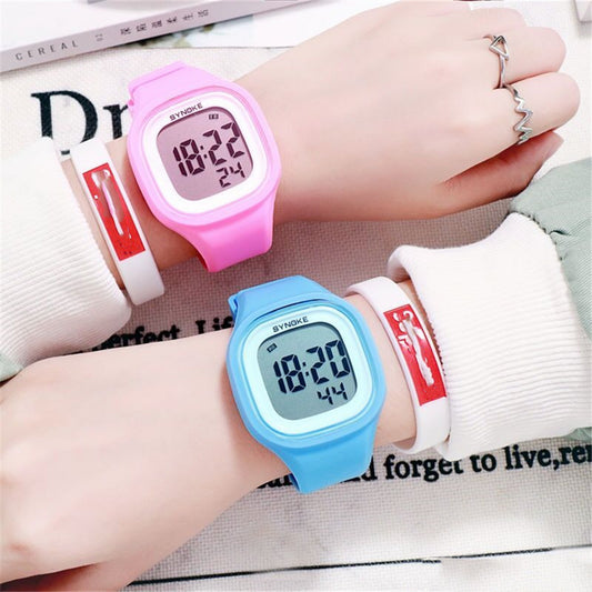 Male And Female Student Electronic Watch Female Waterproof